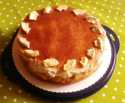 (Fast) gesunde Apfelzimtcremetorte