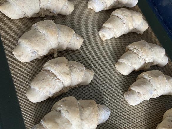 Schnelle Frühstücks-Hörnchen