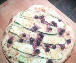 Sommerlicher Flammkuchen (vegan / vegetarisch)