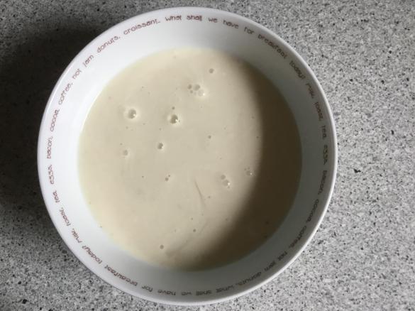 Spargelcremesuppe aus Spargelwasser