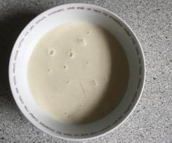 Spargelcremesuppe aus Spargelwasser