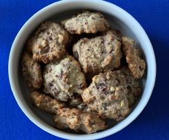 Cookies mit Cranberries, Schokolade und Cashewkernen