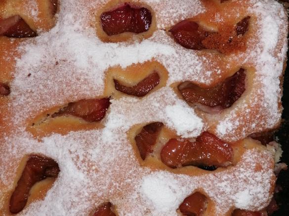 Pflaumenkuchen ohne Hefe vom Blech