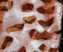 Pflaumenkuchen ohne Hefe vom Blech