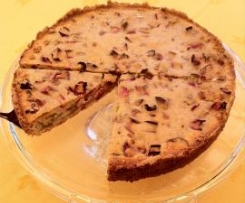 Rhabarbertorte mit Guss
