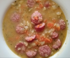 Kartoffelsuppe mit Mettenden