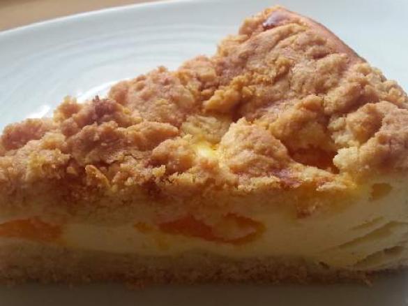 Quark-Streuselkuchen mit Mandarinen 
