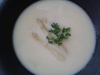 Spargelsuppe "ohne schälen"