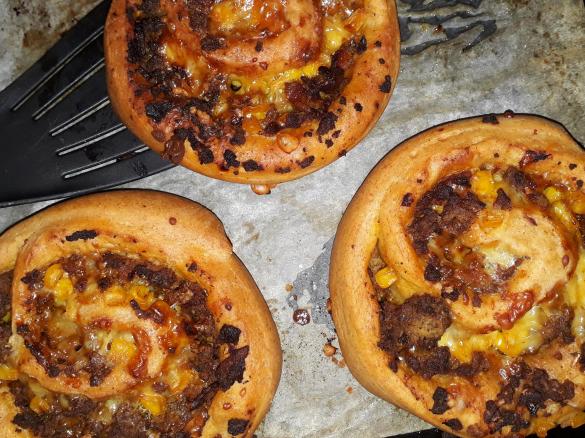 Variation Hackfleischschnecken