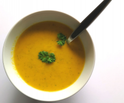Kürbiscreme-Suppe