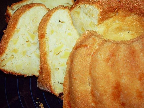 Apfel-Rührkuchen, leicht
