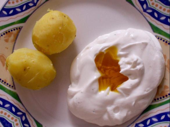 Pellkartoffeln mit Quark
