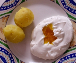 Pellkartoffeln mit Quark