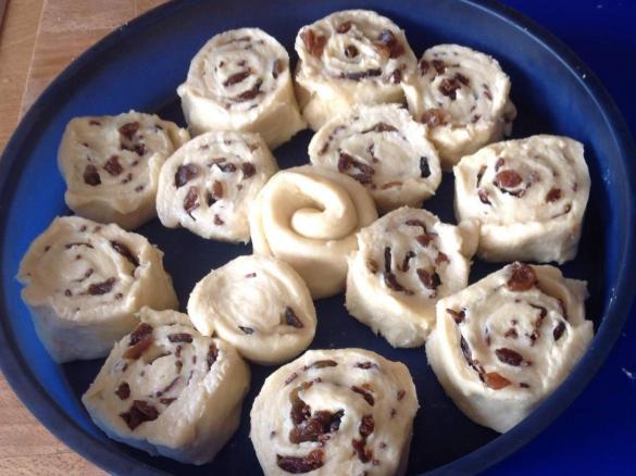 Rosinenschnecken Kuchen
