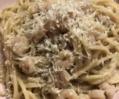 Zitronen-Garnelen-Spaghetti ( All-in-One-Gericht)