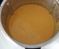 Zuccini-Paprikacreme Suppe