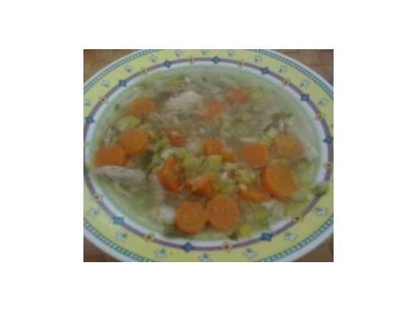Schnelle Hühnersuppe   all in one
