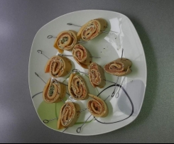 Rheinhessische Lachsröllchen (Tapas)