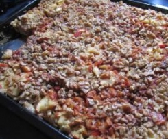 Apfel-Walnuss-Kuchen mit Zimtsirup