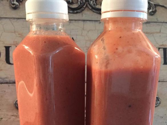 Erdbeer Mango Smoothie (vegan)