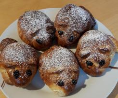 süße Mäuse (Hefegebäck)