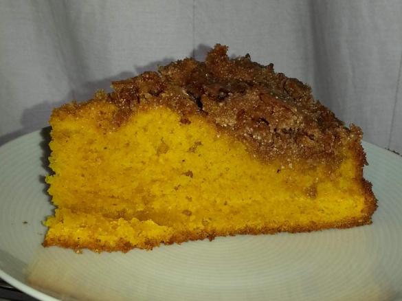 Kürbispie mit Dinkelvollkornstreusel