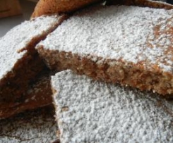 Schneller Schoko-Nuß-Blechkuchen