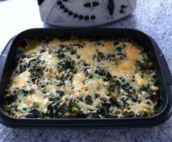 Spätzle Auflauf mit Spinat-Schinken Rahm (auch WW) 12 PP