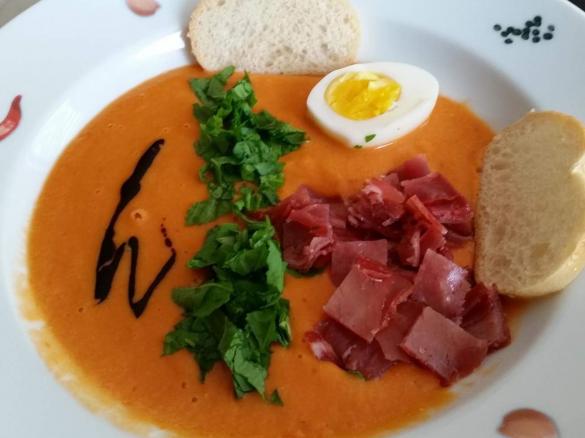 Salmorejo (kalte Tomatensuppe)