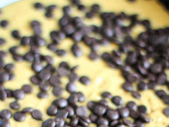 Peanutbutter-Choclate Chip-Streusel Kuchen