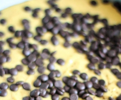 Peanutbutter-Choclate Chip-Streusel Kuchen