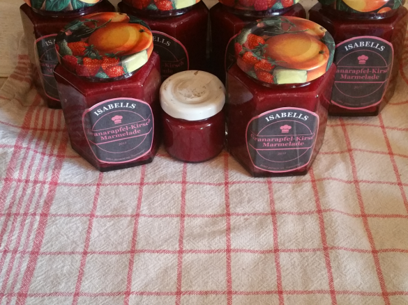 Granatapfel-Kirsch Marmelade