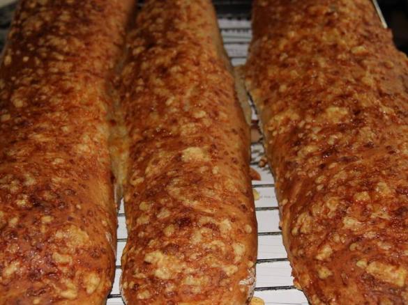 Dinkel- Käse- Baguettes