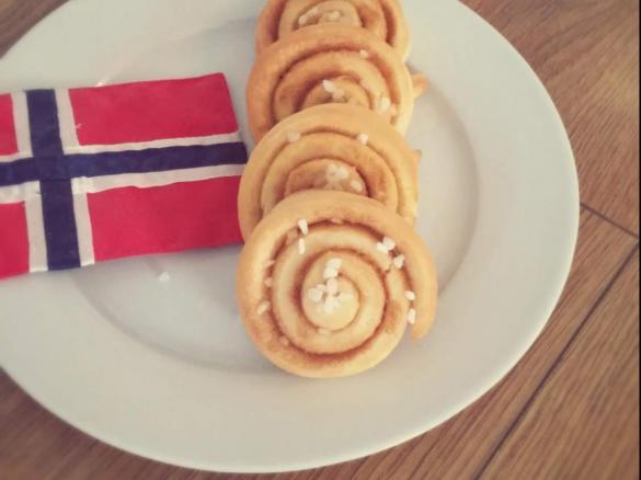 Kanelsnurrer, Zimtschnecken norwegisch
