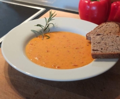Paprika-Creme-Suppe griechische Art