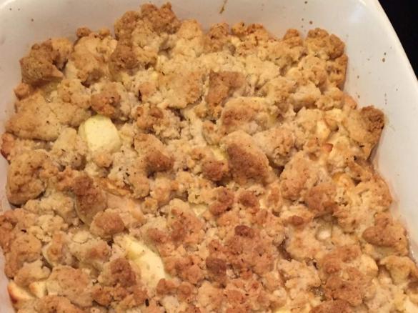 Apple-Crumble (mit Zimtstreusel)