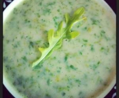 Rucolacremesuppe