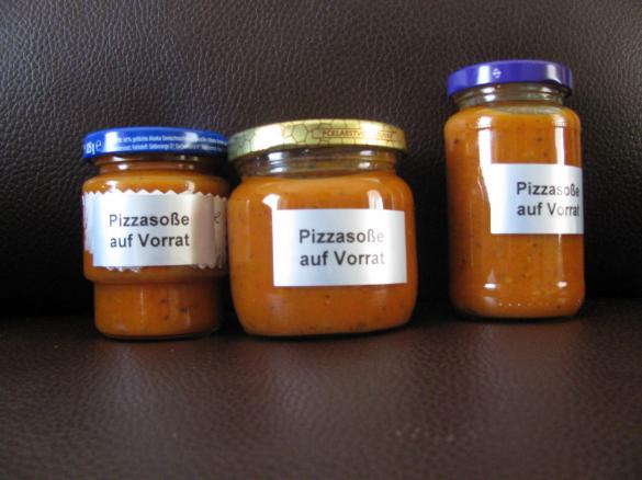  Pizzasoße  auf Vorrat                                                     Rezept des Tages 30.09.2014