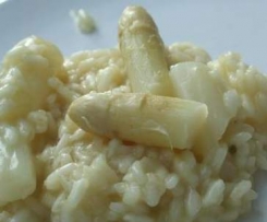 Weißes Spargelrisotto