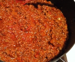 Bolognese (Soße zu Spaghetti, Lasagne etc.)