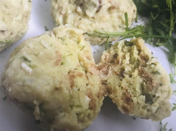 Bärlauch-Quark-Knödel