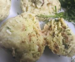 Bärlauch-Quark-Knödel