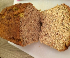Low-Carb Mandel-Eiweißbrot mit Überbleibsel nach Mandelmilch (Variation)