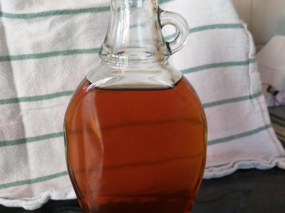 Hustensaft mit Zwiebeln und Kandis