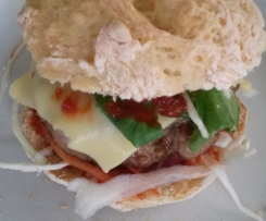 Rindfleisch-Patties mediterran - Rindfleisch Burger
