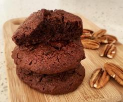 Weiche Schoko-Pekan-Cookies