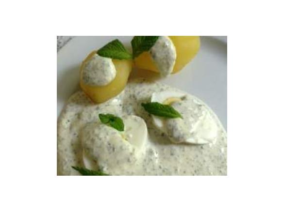 Grüne Sauce (Quark+Joghurt) ❤️+Pellkartoffeln + Ei