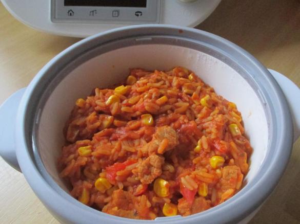 Reisfleisch Ruck-Zuck / Serbisches Reisfleisch / Reispfanne