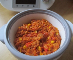 Reisfleisch Ruck-Zuck / Serbisches Reisfleisch / Reispfanne