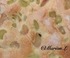 Rhabarberkuchen, total lecker!